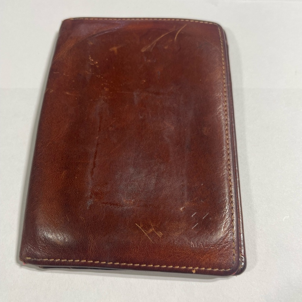 Sonnenleder Vegetable Tanned Leather Bifold Wallet - Made in Germany - Patina